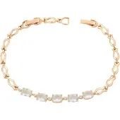 NAEMI Women Bracelet in Rose Gold White | Gr.: onesize