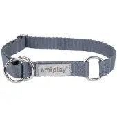Amiplay Halbschellenhalsband Samba XL Grau