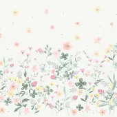 Laura Ashley Fototapete "Clodagh" floral geblümt texturiert 300x280cm