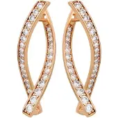 NAEMI Women Earrings in Rose Gold | Gr.: onesize