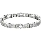 Faina Women Segmented Link Bracelet in Silver | Gr.: onesize