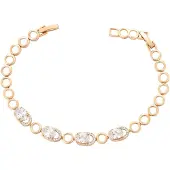 NAEMI Women Bracelet in Rose Gold White | Gr.: onesize