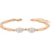NAEMI Women Bracelet in Rose Gold White | Gr.: onesize
