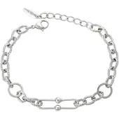 Faina Women Chain Link Bracelet in Silver | Gr.: onesize