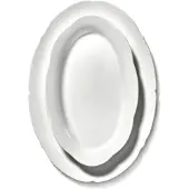 Serax Essteller Oval L White Silhouette 30 cm