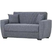 Die Möbelfundgrube Einzelsofa grau Schlaffunktion ausziehbar 2-Sitzer 170 cm - ACUN