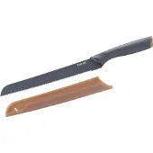 Tefal Brotmesser "Fresh Kitchen" 20 cm, Klingen aus rostfreiem Stahl, Titan-Versiegelung, Klingenschutz