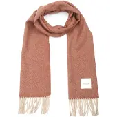 Profuomo Schal Lammwolle Rust