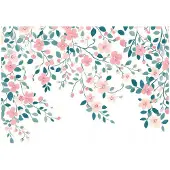 WALLARENA FOTOTAPETE Blumen Blätter Wohnzimmer Vlies Tapete 200x140