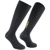 La Sportiva Silk Ultralight Socks, Ski Mountaineering Socke Over Calf, Unisex - , Größe:S, Farbe:K00Y00-Black/Yellow