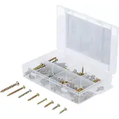 Bgs Westfalia Mehrzweck-Schrauben-Sortiment 120 StÜCk Metall Gold