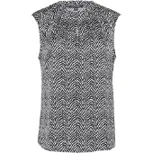 Comma Blouses Sleeveless Grey/black Größe: 38 | Outlet | Damen | Grau