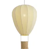 QAZQA Kinder-Pendelleuchte Beige Heißluftballon - Air Balloon