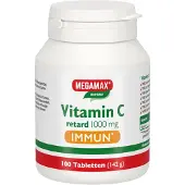 MEGAMAX Vitamin C retard 1,000 mg Immun Tabletten, 100 St. Tabletten
