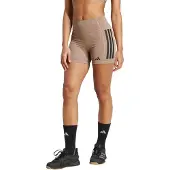 Adidas Damen Tight Optime 3-Streifen 1/4 kurze (Länge 5 Zoll)