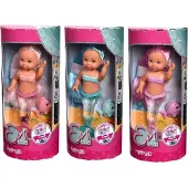 Simba Puppe Evi Meerjungfrau Magischer Schwanz 3 Modelle Zufälliger Versand Sortiert Rosa Kinder Rosa One Size