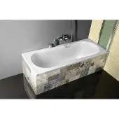 Aqualine JIZERA Badewanne 170 x 70 x 39 cm ohne Füße, weiß