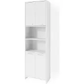Vicco Badschrank Maris Weiß 56.1 x 190 cm Toilettenschrank, Model 35082