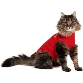 Medical Pet Shirt Katze - Rot - XS