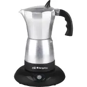 Orbegozo KFE 660, Elektrische Espressokanne, Kaffeebohnen, Schwarz, Edelstahl