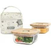 Miniland Pack 2 Go Ecosquare Frog Brotdose