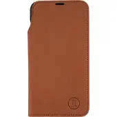 JT BERLIN Echtleder BookCase Tegel für iPhone 17 Pro Max cognac