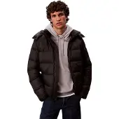 Calvin Klein Jeans Daunenjacke LV04RC518G Schwarz Regular Fit
