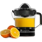 Kitchenbrothers Zitruspresse - Kompakt - Manuell - 0.7L - Schwarz