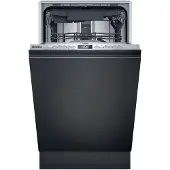 Siemens iQ300 SR73EX25ME, Voll integriert, Single (45 cm breit), Edelstahl, Tasten, höher, Korb