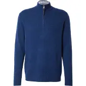 Superdry für Herren. M6110688A Marineblauer Wollpullover (XL), Lässig, Wolle