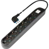 Poly Pool MULTIP.6PRESE SCHUKO BLK ()