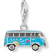 Thomas Sabo Charm-Anhänger Original Volkswagen Hippie Bus Silber