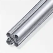 Alfer coaxis-Säulen-Profil 1 m, 35.5 mm Aluminium roh blank