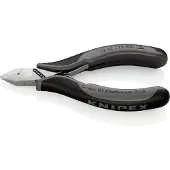 Knipex Elektronikseitenschneider L.115mm Form 4 Facette nein spiegelpol.