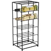 PT Living Weinregal Duo Floor 57 x 25 cm, Schwarz