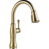 Delta Rubinetto Cucina Cassidy Gold Monocomando con Doccetta Estraibile