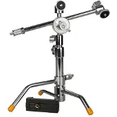 StudioKing Pocket C-Stand PCS-6202 Kompaktes Lichtstativ