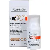 Bella aurora cc cream anti-manchas tono medio Spf50+ 0,03 l