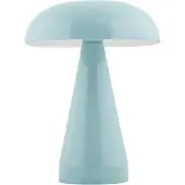 Leitmotiv - Tischleuchte Rachel Led - Blau - 15.5x15.5x20.5cm Tischlampe - Nachttischlampe, Wohnzimmer, Schlafzimmer