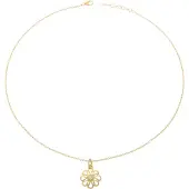 Orphelia Damen-Kette aus 925er Sterlingsilber mit Anhänger – Gold ZH-6017/2