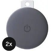 Aukey Smart Mini Air Tag Bluetooth-Tracker für Apple Track Mate 1 Serie TM-10 Weiß, Grau, 1 Stück(e)