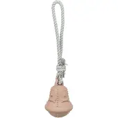 Trixie Juleklokke med reb, naturgummi/reb, ø 12/36 cm, beige