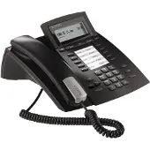 AGFEO ST 22, IP-Telefon, Schwarz, Kabelgebundenes Mobilteil, Tisch/Wand, 2 Zeilen, 1000 Eintragungen
