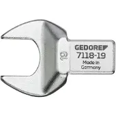 Gedore Mauleinsteckwerkzeug 7118-22 SW 22mm 14x18mm CV-Stahl