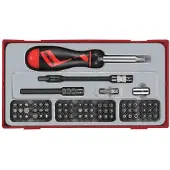 Teng Tools Screwdriver set with interchangeable blades 74 pieces (14403-0103)