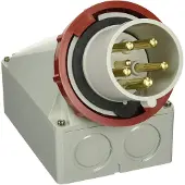 MENNEKES 361, Gerade, 400 V, Rot, Weiß, IP67, 1 Stück(e)