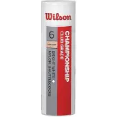 Wilson Federball BADMINTON NYLON CHAMPIONSHIP ROHR 6STK WEISS 79