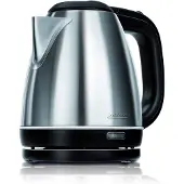 MPM MCZ-84M, 1 l, 1600 W, Schwarz, Edelstahl, Metall, Kunststoff, Regelbare Temperatur, Überhitzungsschutz