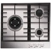 Airlux AT635HIX-V1, Edelstahl, Integriert, Gaskochfeld, Aluminium, 3 Zone(n), 3 Zone(n)