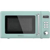 Cecotec 01712, Arbeitsplatte, Grill-Mikrowelle, 20 l, Eingebautes Display, Tasten, Drehregler, Grün